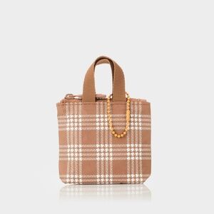 Brand new Aloha Collection Tiny Tripper Bag Charm in the Mele Plaid